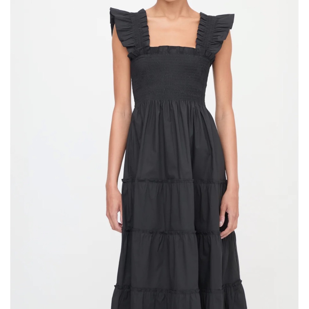 The Ellie Nap Dress  black poplin